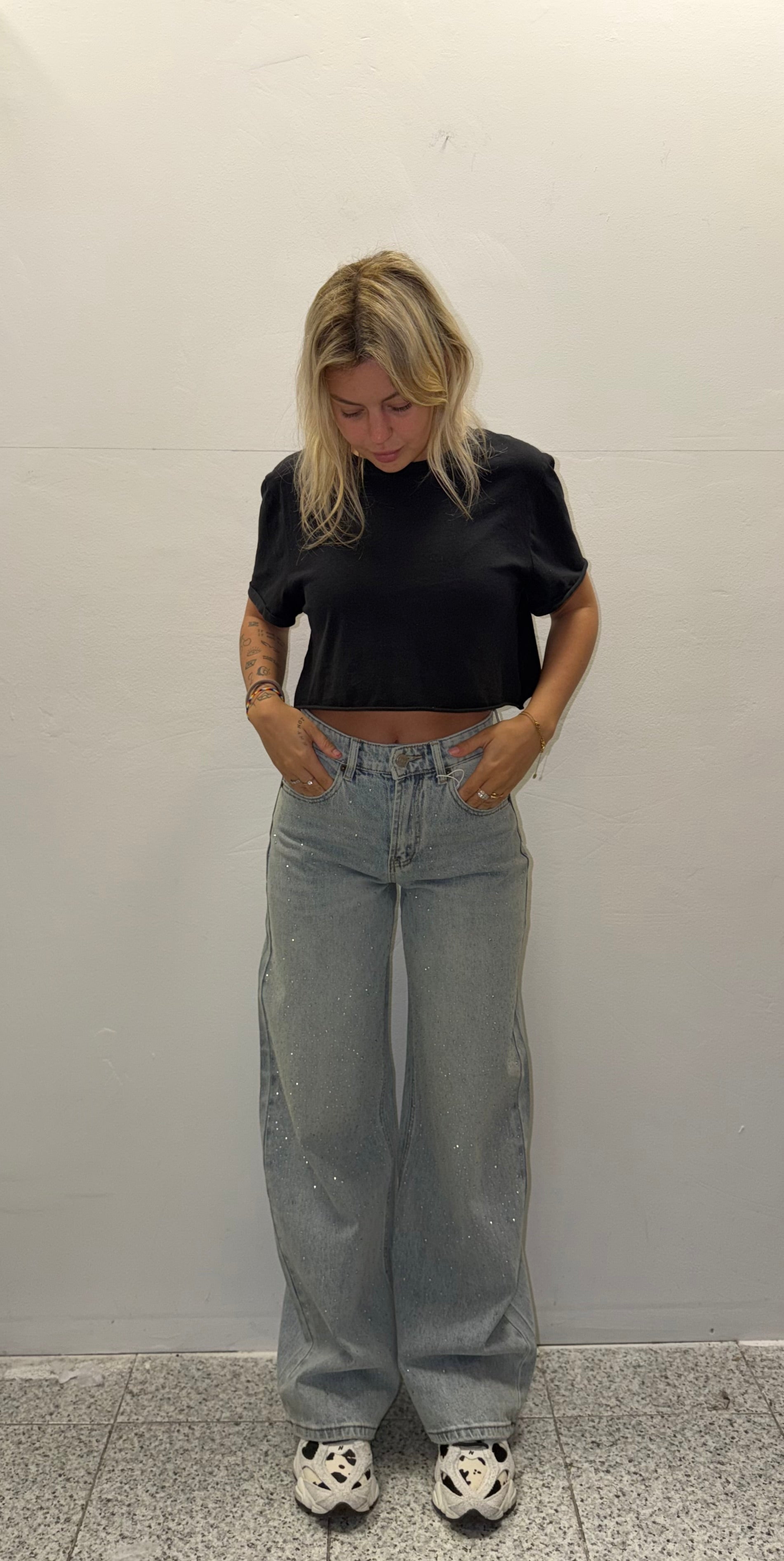 jeans glitter