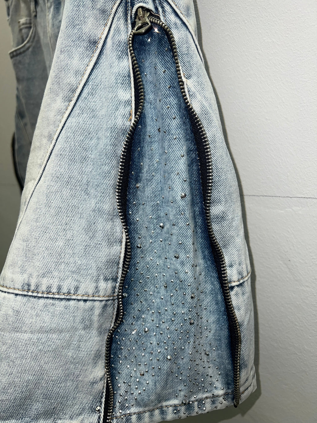 Completo jeans swaroski
