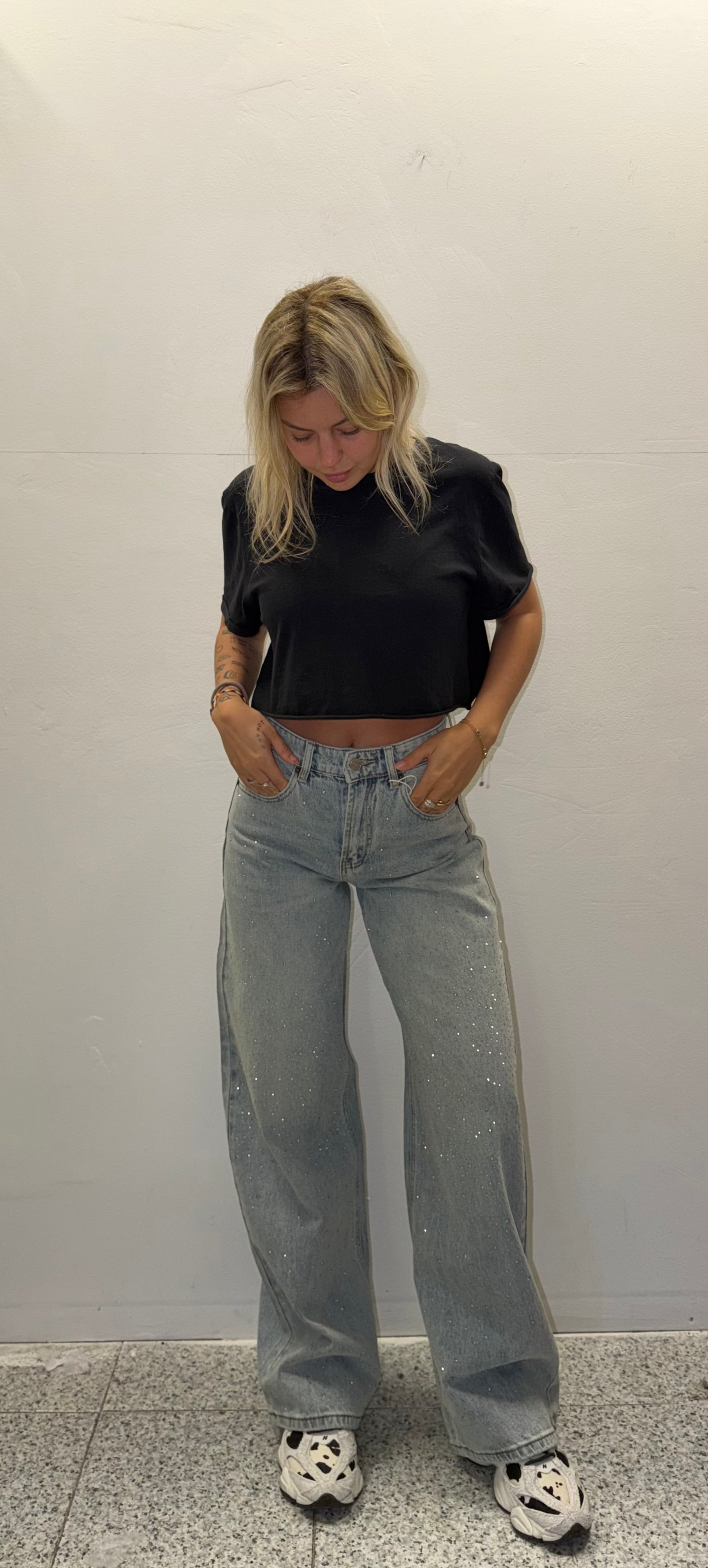 jeans glitter