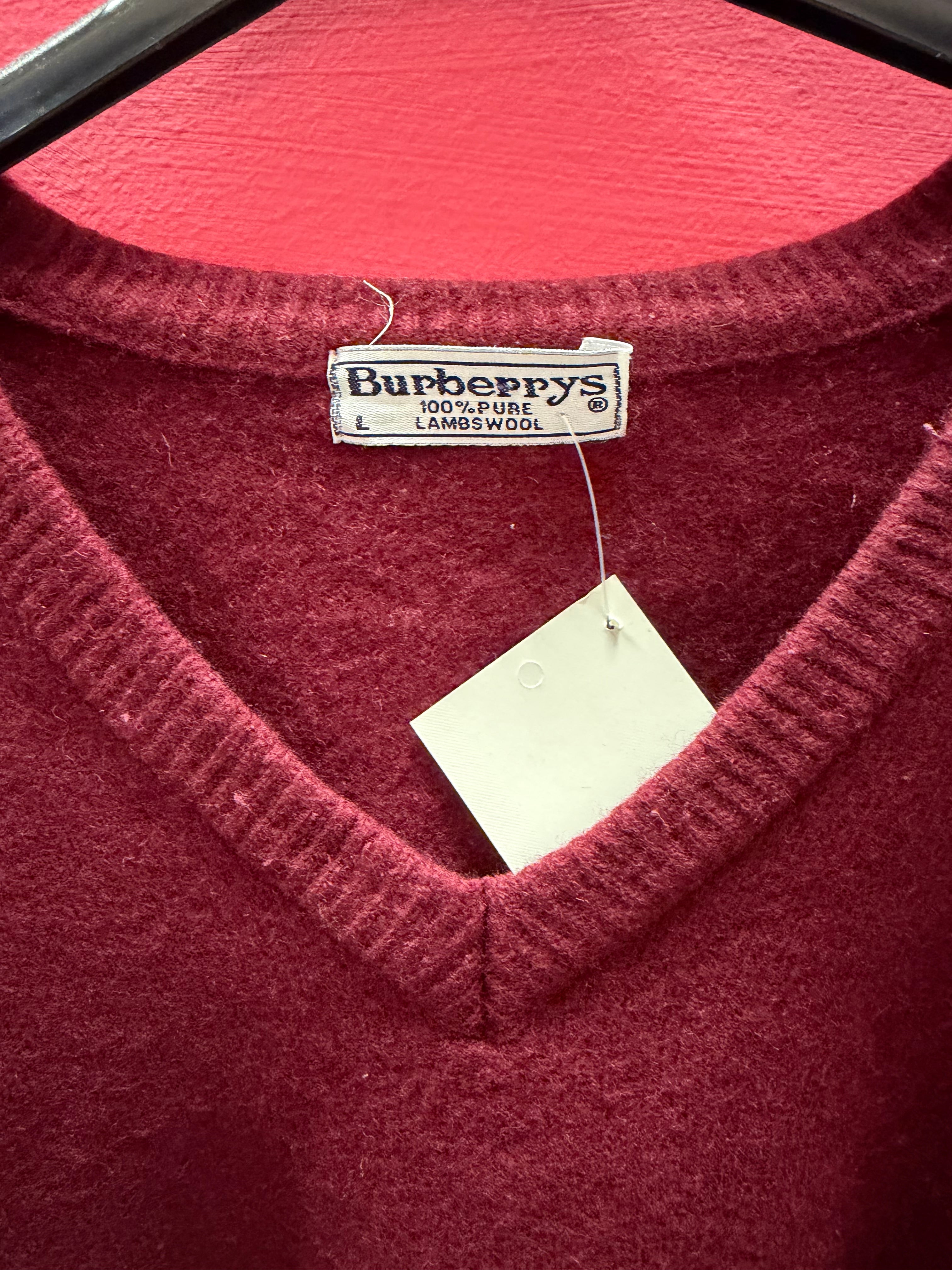 Maglioncino scollo a V burberry