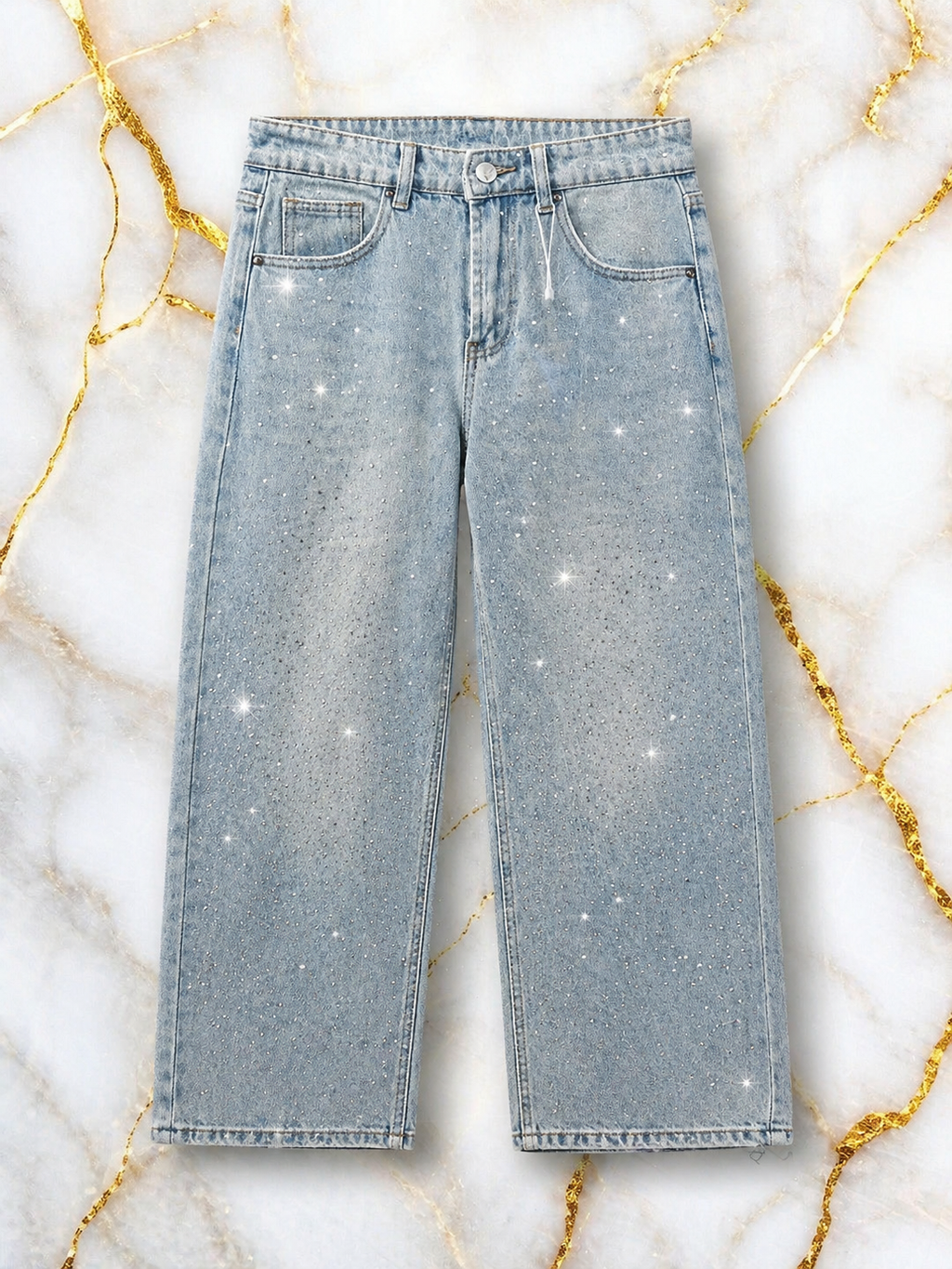 jeans glitter